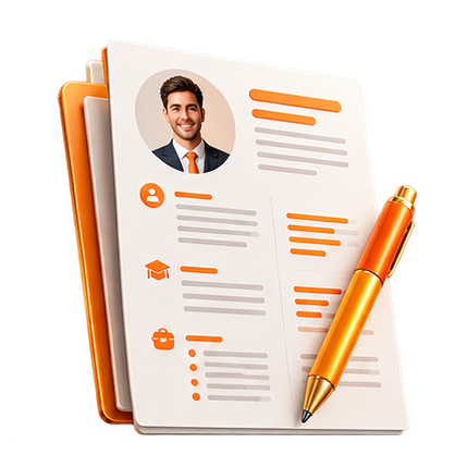 CV and résumé builder mockup