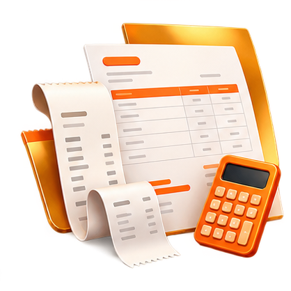 Invoice, quotation, and receipt tools mockup