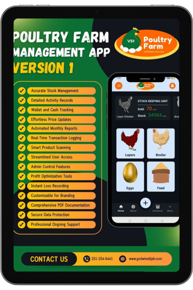 Poultry Management Software, APP: Transforming Poultry Farming Efficiency