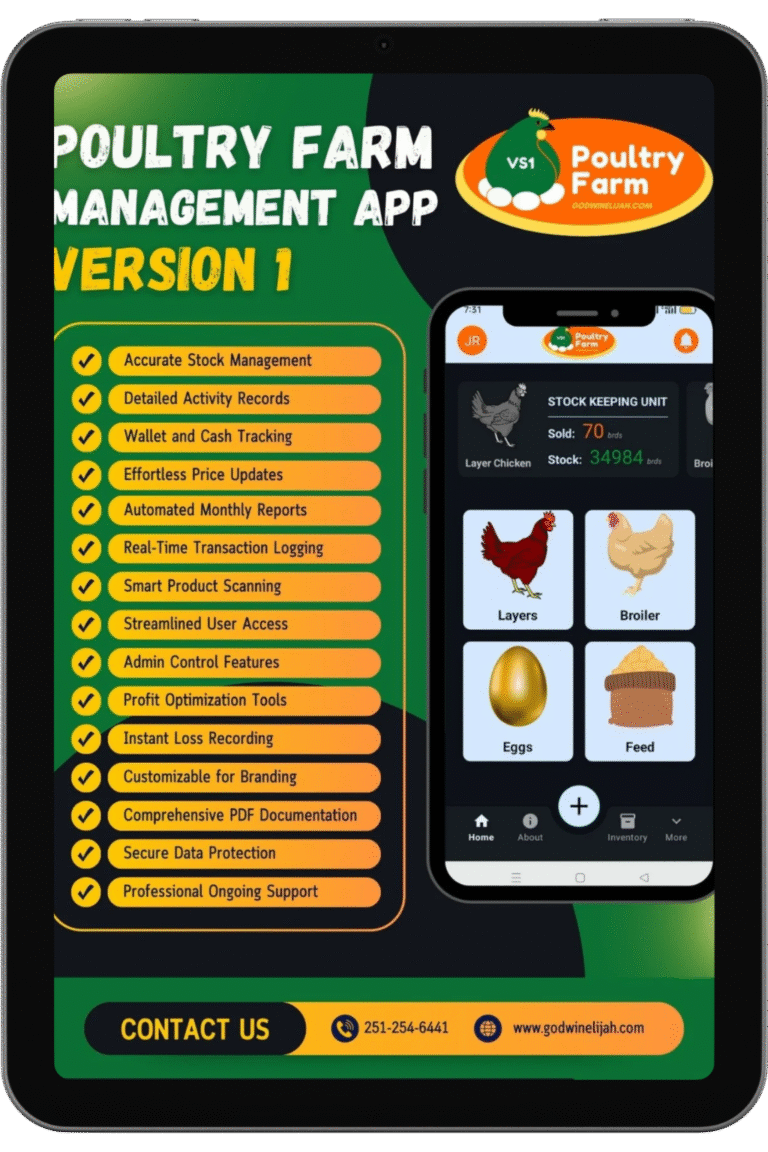 Poultry Management Software, APP: Transforming Poultry Farming Efficiency