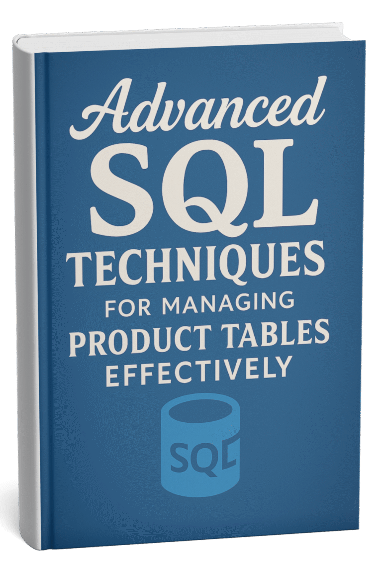 Advanced SQL Techniques for Managing Product Tables Effectively